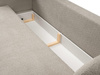 Bequemes Schlafsofa modern Weiß OLIO