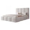 Modernes Designer Polsterbett mit Lattenrost 160x200 Grau 