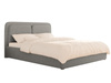 Modernes Graphit Polsterbett mit Holzrahmen 200x200 LEA