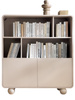 Bücherregal mit runden Füßen 108cm breit Beige ALDOS