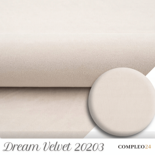 Boxspringbett Cloudy 200x200 gepolstertes beige PADDY