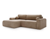 Design Ecksofa in modernem stil velvet graphit links AURA