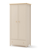 Kleiderschrank mit zwei Türen Beige  STARS