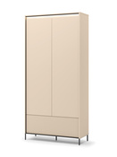 Kleiderschrank mit Schublade Beige FLORE