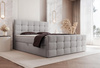 Boxspringbett Cloudy 160x200 mit topper grau PADDY