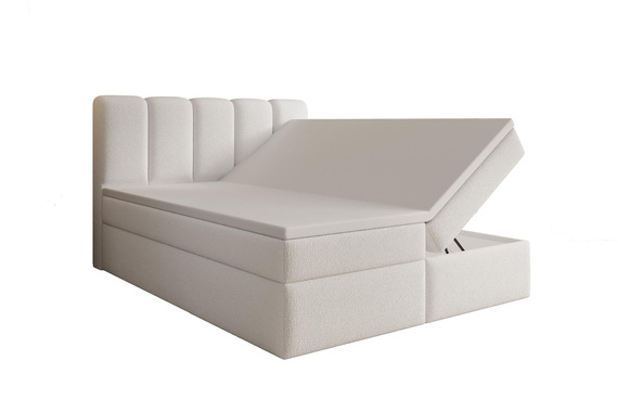 Elegantes Boxspringbett 160x200 Hellbeige BELLO