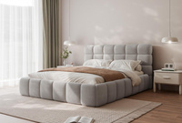 Wolkenbett Bouclé Grau 180x200