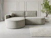 Ottomane Links \ boucle \ Grau