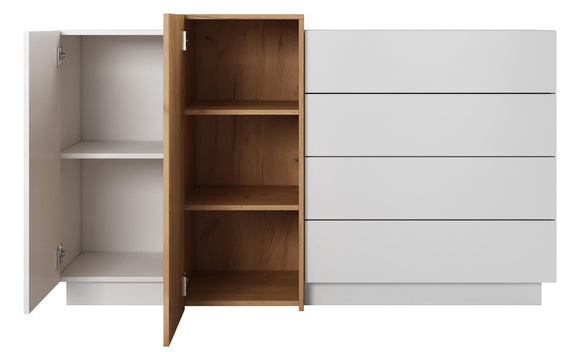 Kommode mit 4 Schubladen und 2 Türen NONI 