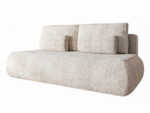 Bequeme Sofa mit Schlaffunktion BELLS Hellbeige