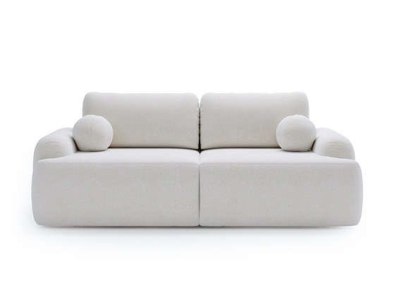 Bequemes Schlafsofa modern Weiß OLIO