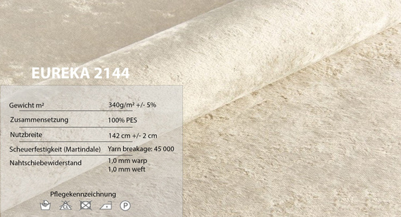 Ecksofa U-form BELLA Hellbeige