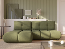 Ecksofa mit Schlaffunktion Olivgrün VETTO