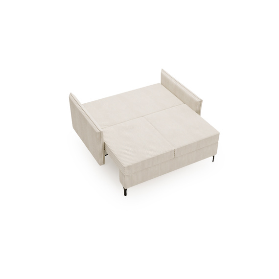 Schlafsofa klein 145 cm breite LEO Creme