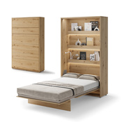 Wandklappbett Vertical BED CONCEPT 140x200 Eiche Artisan