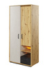 Kleiderschrank mit Schublade BOB zweitürig Artisan Eiche