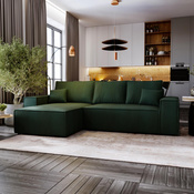 Ecksofa L-form MALAG Grün