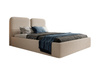  Doppelbett mit Kopfstütze 140x200 Beige BUBBLE III
