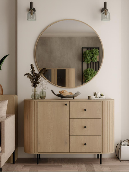 Kommode mit Schubladen japandi eiche AVI