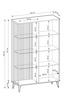 Vitrine mit Lamellen VIVIN 