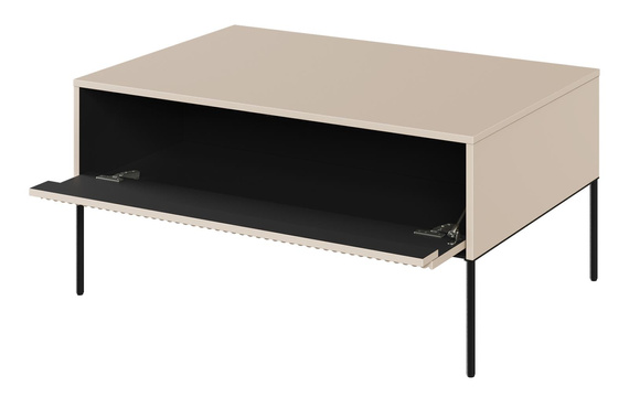Couchtisch mit 1 Schublade für Wohnzimmer FLORE beige
