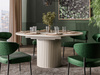 Esstisch ausziehbar modern 120-160 cm MODERNO Kaschmir