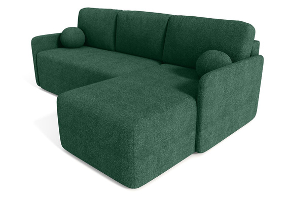 Eckcouch mit Schlaffunktion MODERNA Grün