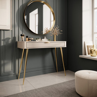 Schminktisch mit Schublade Glamour Beige BELLO