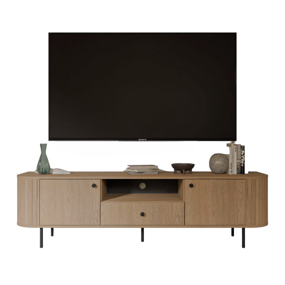 Elegant TV-Schrank 180 cm breit Eiche cremona OVI
