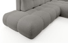 Modern L-form Ecke links oder rechts MOSSA GRAU