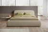 Doppelbett mit Schaumstoffpolsterung 160x200 Beige