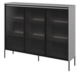 Grau \ mit LED-Beleuchtung