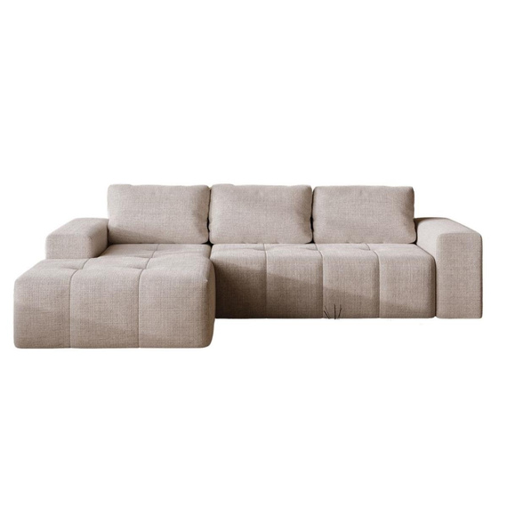 Komfortable Eckcouch Beige SENZA