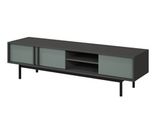 TV-Schrank mit MetallFüße Salbei/Anthrazit MALTS