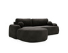 Ecksofa boucle L-Form OLIO Anthrazit
