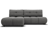 Platzsparende Eckcouch Graphit VETTO 