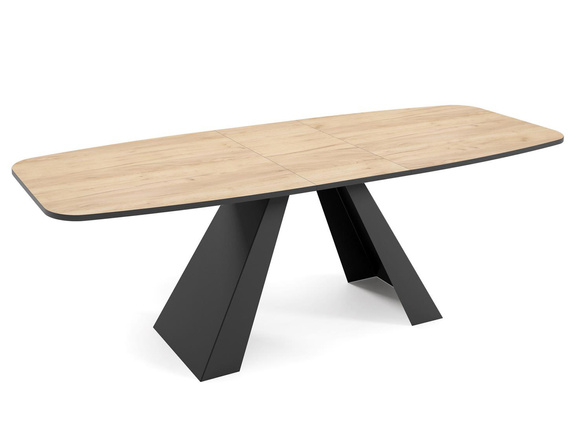 Esstisch ausziehbar elegant 160 Eiche craft LENO