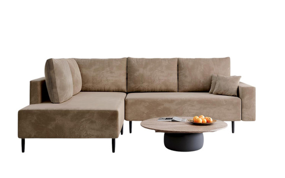 Ecksofa mit Schlaffunktion Beige BLAIR