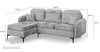 Ecksofa mit Schlaffunktion BELLA Grau