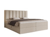Boxbett mit Bettkasten und topper 160x200 Hellbeige BELLS