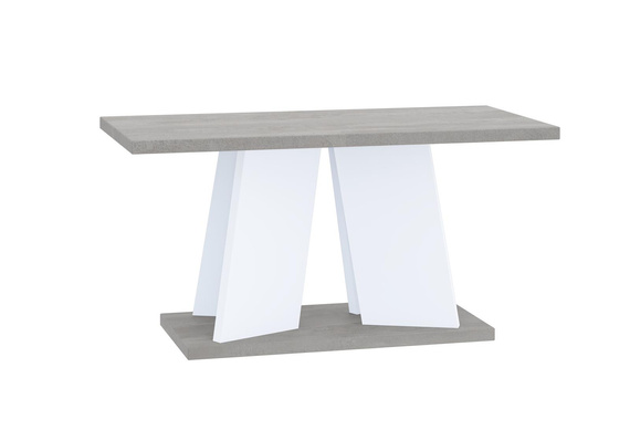 Couchtisch Sofatisch SANA Beton+Weiß