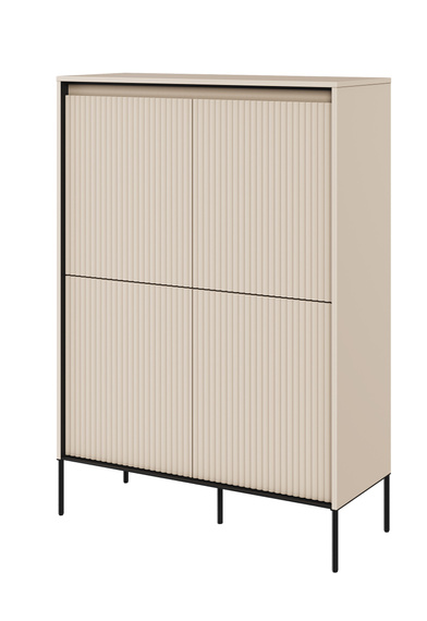 Kommode auf hohen Beinen FLORE Beige