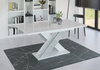 Esstische Modern AMI Weiß Hochglanz+Stone