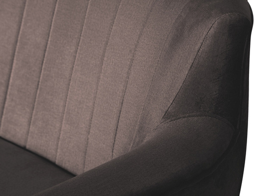 Sofa mit hohen Beinen TULIO Breite: 160 Braun