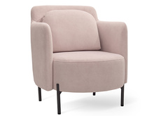 Kaffee Stuhl mit Metallbeinen NELA, Glamour Design