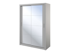 Schwebetürenschrank mit Spiegel ARTI Grau