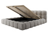  Designerbett boucle BIZU 200x200 Weiß 