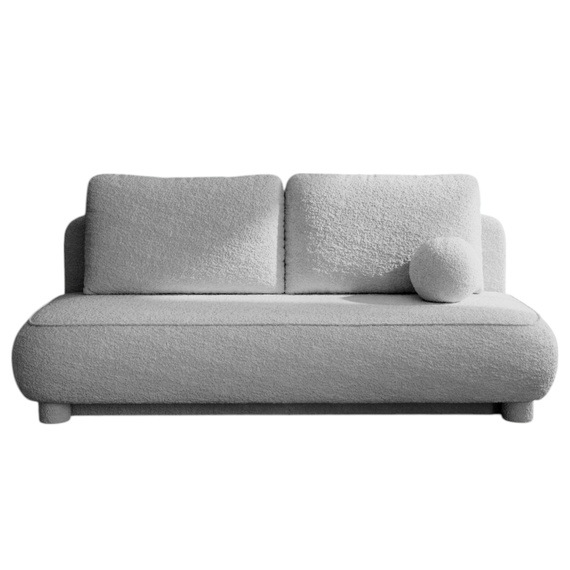 Sofa ohne Armlehnen, moderne runde Form, Moderne Couch