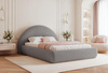  Designerbett mit Bettkasten Graphit 180x200 