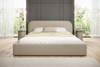 Polsterbett bequemes Schlafen 160x200 Beige